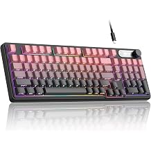 Camiysn Keyboard GK960 98 Keys 95% Layout Keyboards, Type-C Connected Keyboard, Side Engraved ABS Keycaps, for PC/loptop/MAC