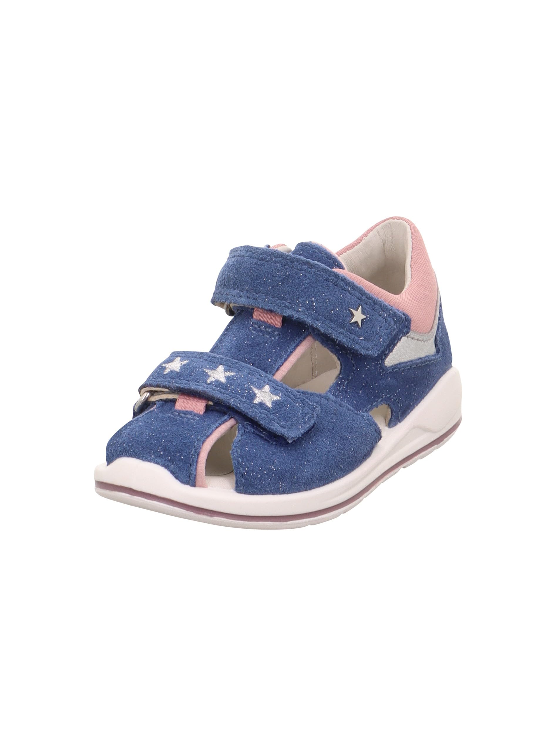 Superfit Girls Boomerang Sandal, Blue Pink 8000, 4.5 UK Child Wide