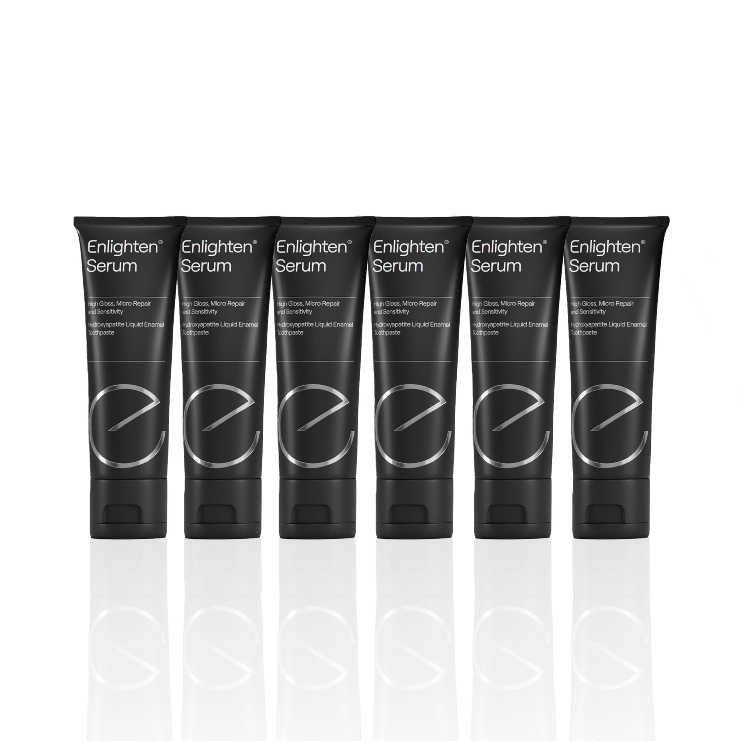 Enlighten Serum - Restorative Toothpaste for Sensitive Teeth, 75 ml - Suitable for Daily Use, Enamel Repair, Vegan Formula with Hydroxyapatite, Protection and Regeneration - 6 Pieces