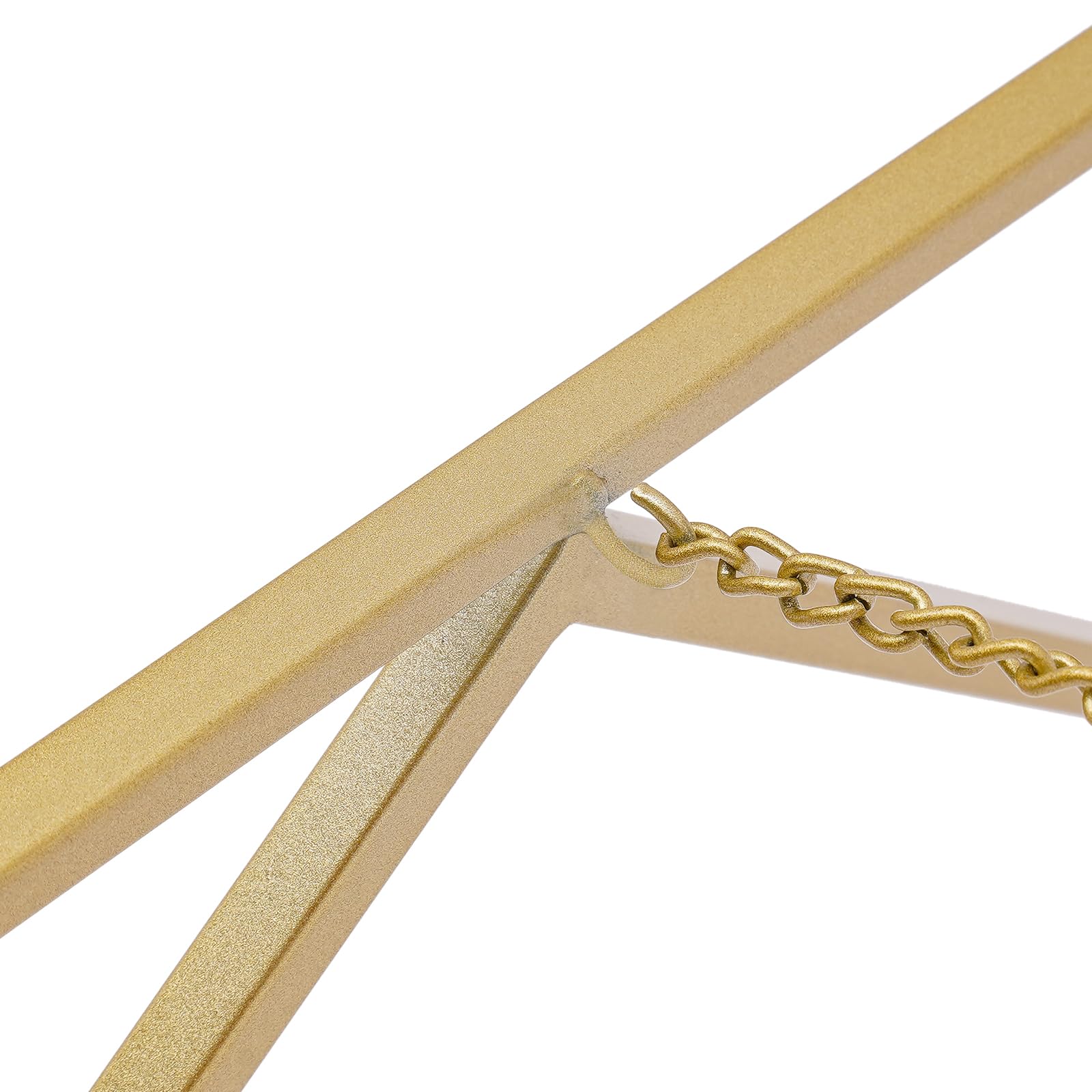 Gold Staffeleiständer, 48 x 113cm Bodenstaffelei Stativ für Willkommen & Schilder, Poster Staffelei für Hochzeiten Feiern Partys Malerei Kunstausstellungen