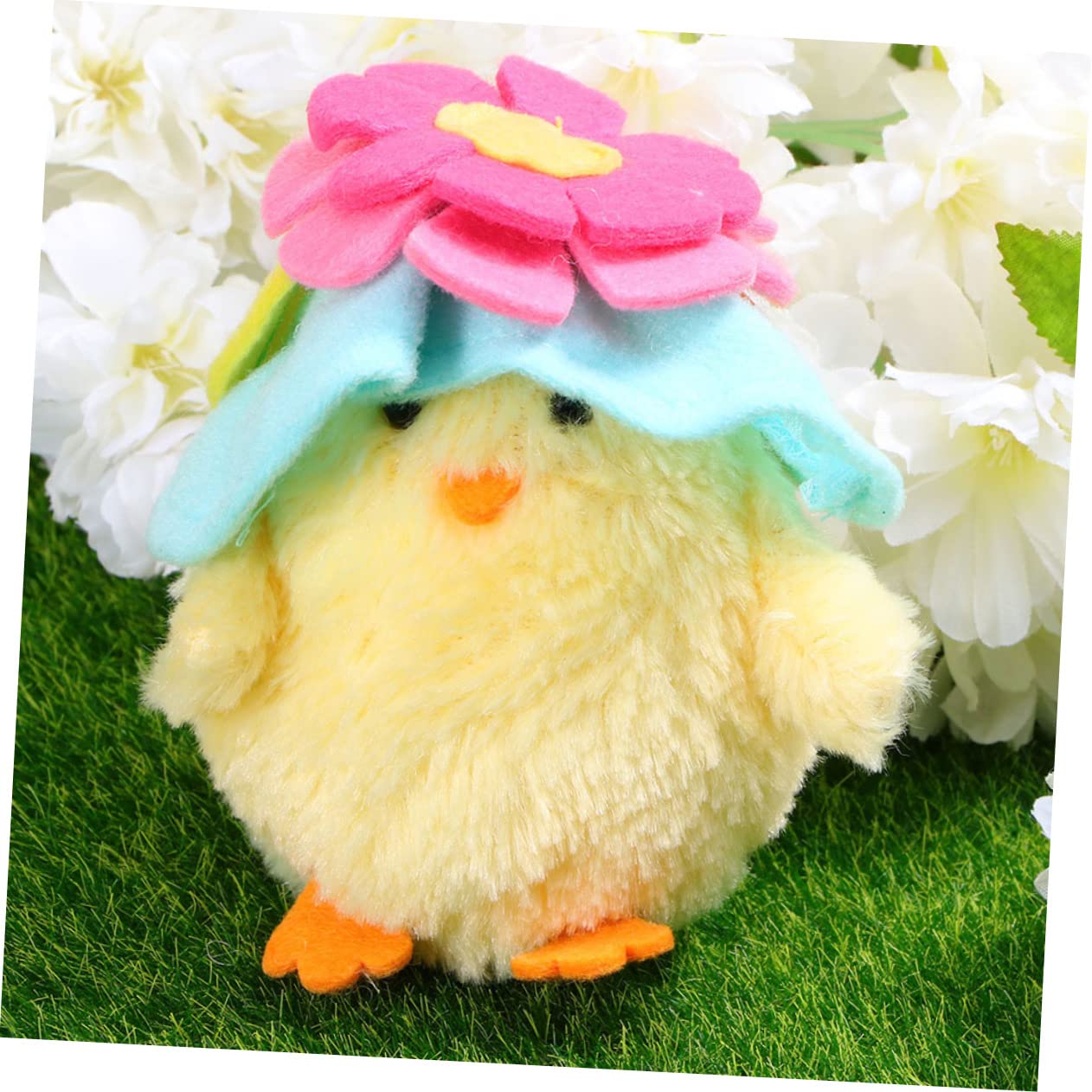 OUNONA 3pezzi Bambola Di Pasqua Forma Di Pollo Bambola Di Pasqua Creativa Forma Di Fiore
