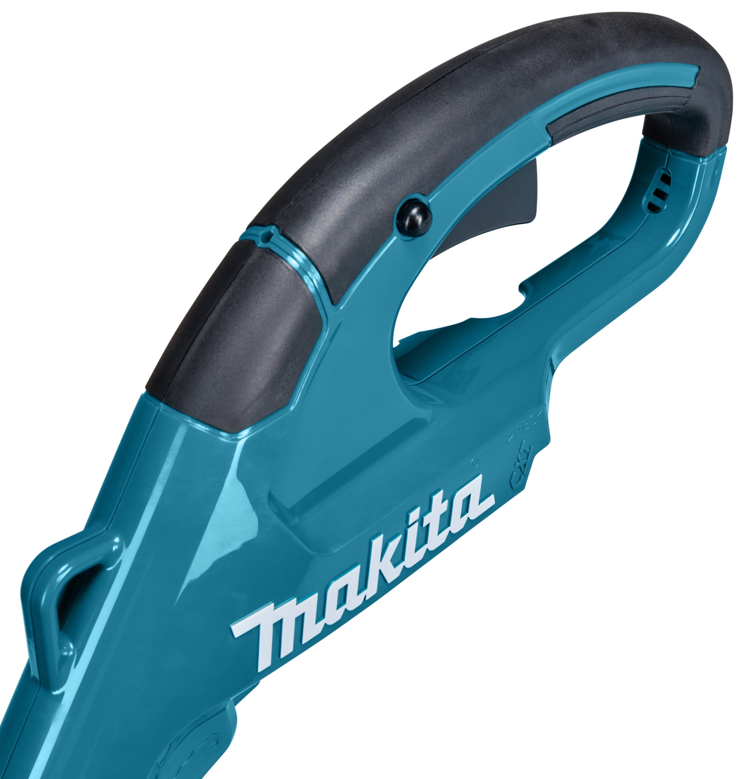 Makita Cortadora de césped inalámbrica UR100DZ de 10,8 V (sin batería, sin cargador), azul/plata