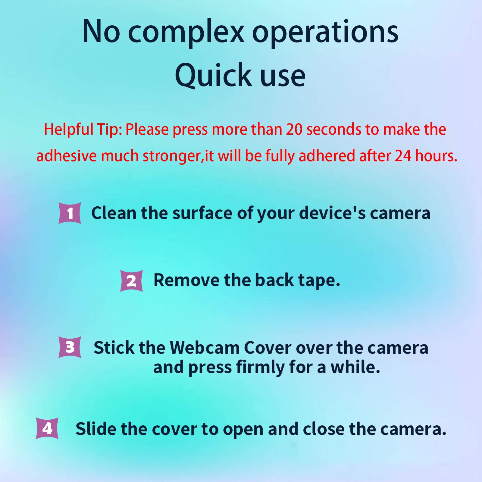 Cover per fotocamera per telefono, webcam compatibile con iPhone 13, iPhone 13 Mini, iPhone 13 Pro, iPhone 13 Pro Max protegge privacy e sicurezza, non influisce sul riconoscimento facciale (nero)