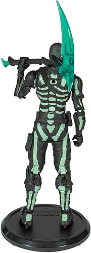 Vista 3 de Fortnite Green Glow Skull Trooper McFarlane Toys