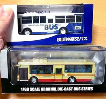 ミニカー 神奈交バス非売品 神奈川中央交通〉どこいく？バス（新デザインカラー路線バス