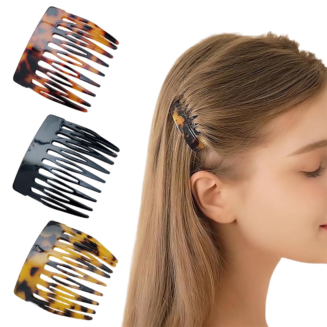 12 Pettini Francesi Laterali Per Capelli: Accessori Eleganti Per Sposa, Fermagli Forti Per Acconciature E Velo, Set Da 6 Stili Unici Per Donne E Ragazze - 2