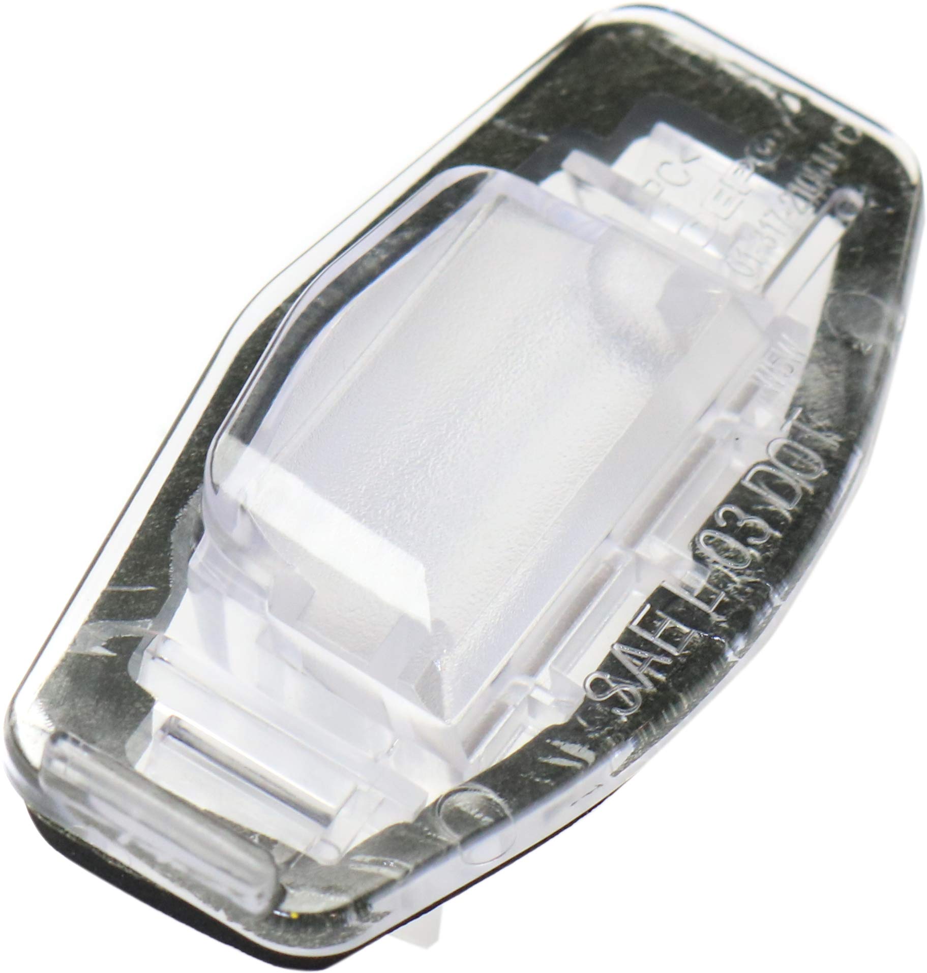 Evan-Fischer Rear License Plate Light Compatible with 2012-2015 Honda Civic and 2008-2017 Honda Accord License Plate Lens and Gasket, (Hybrid, 2014-2015), Sedan, Driver or Passenger Side