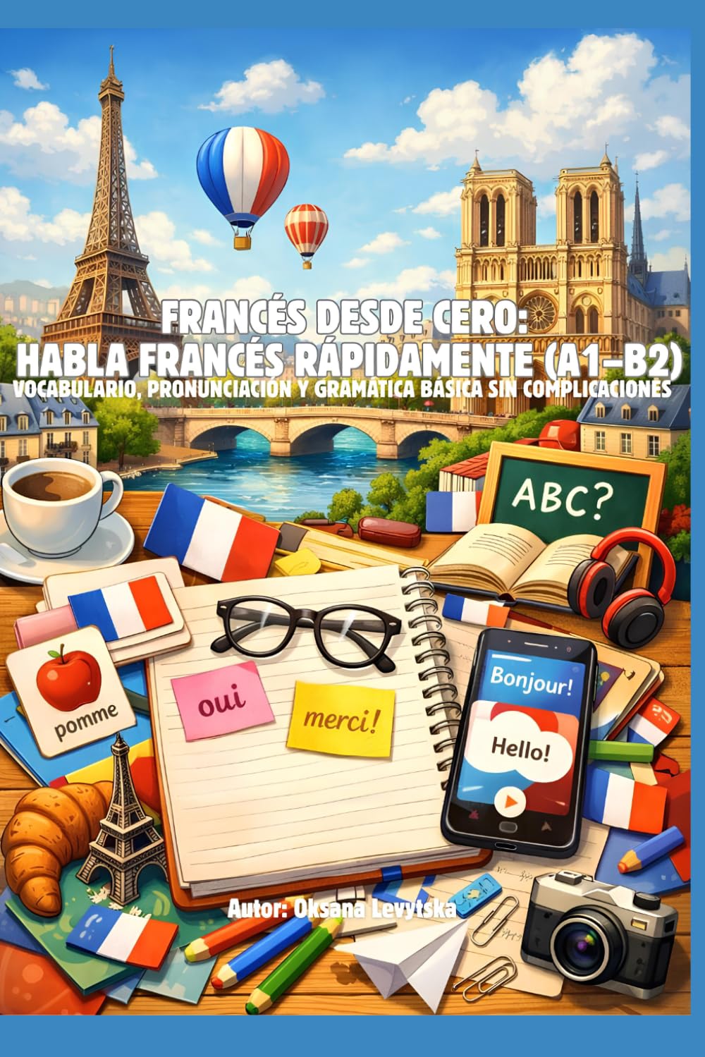 Francés desde cero: habla francés rápidamente (A1–B2) Vocabulario, pronunciación y gramática básica sin complicaciones