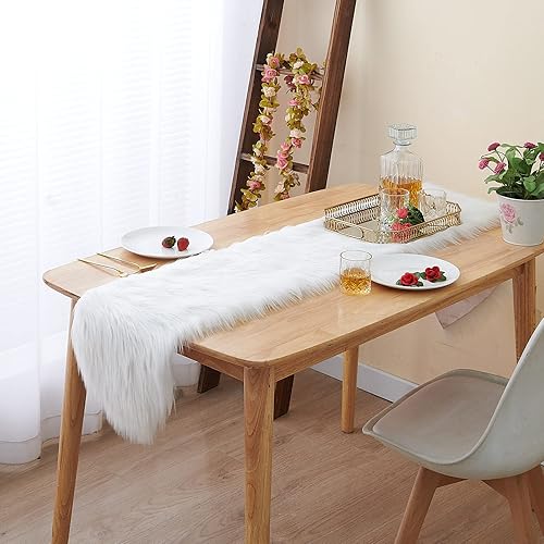 Miniatura 3 de Camino de mesa de Navidad de piel sintética, decoración de mesa de comedor del hogar para vacaciones, fiestas, Navidad, Halloween, Acción de