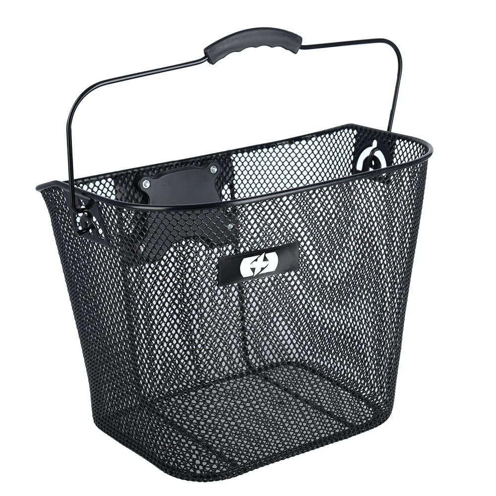 Oxford Wire Front Bicycle Basket. Quick Release. Steel. BK170
