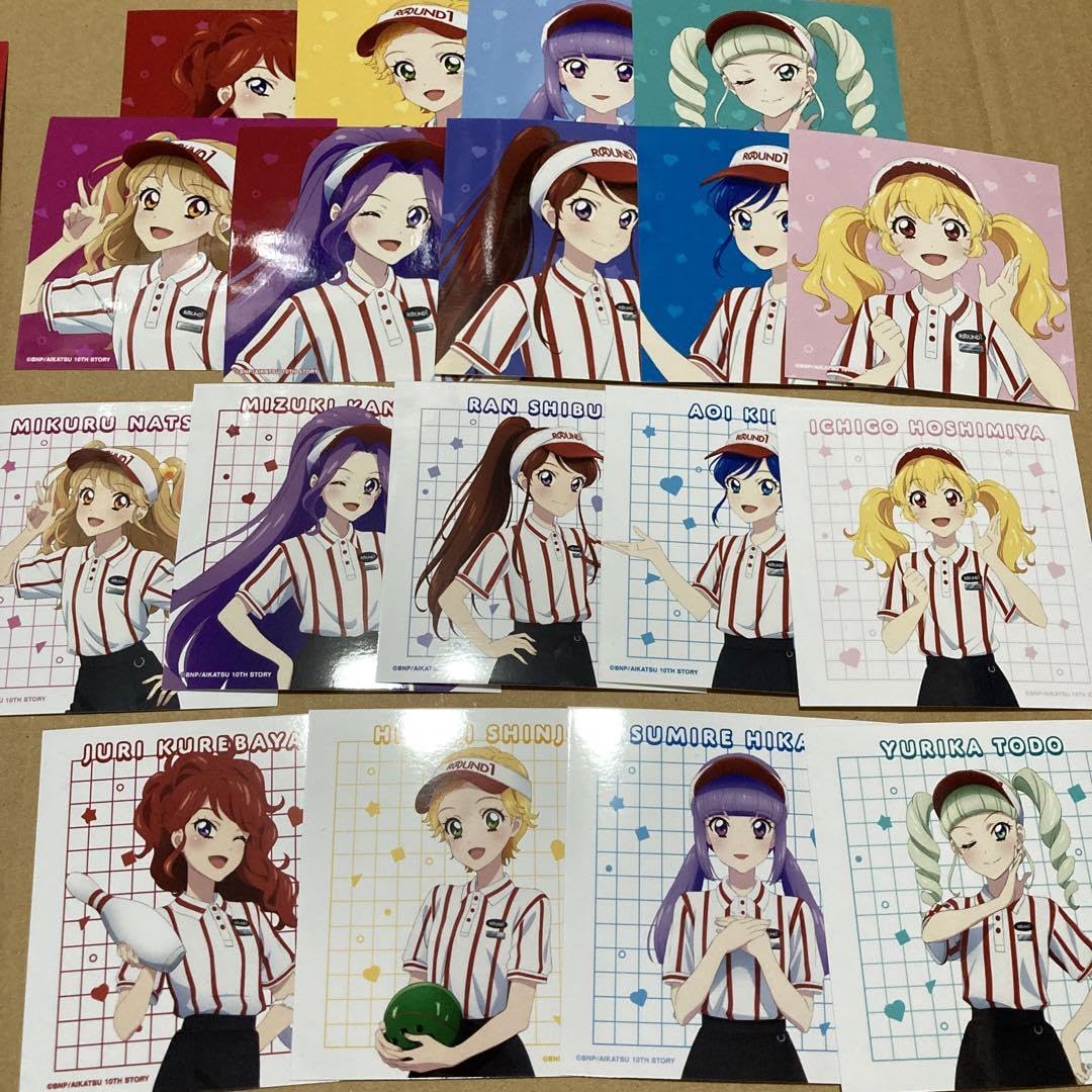 Amazon.co.jp: アイカツ ラウンド1 ROUND1 正方形ブロマイド 18