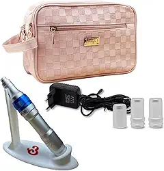 dermapen Smart Pen Caneta Elétrica para Microagulhamento, 5 Velocidades, Profundidade Ajustável 0,25-2,50mm