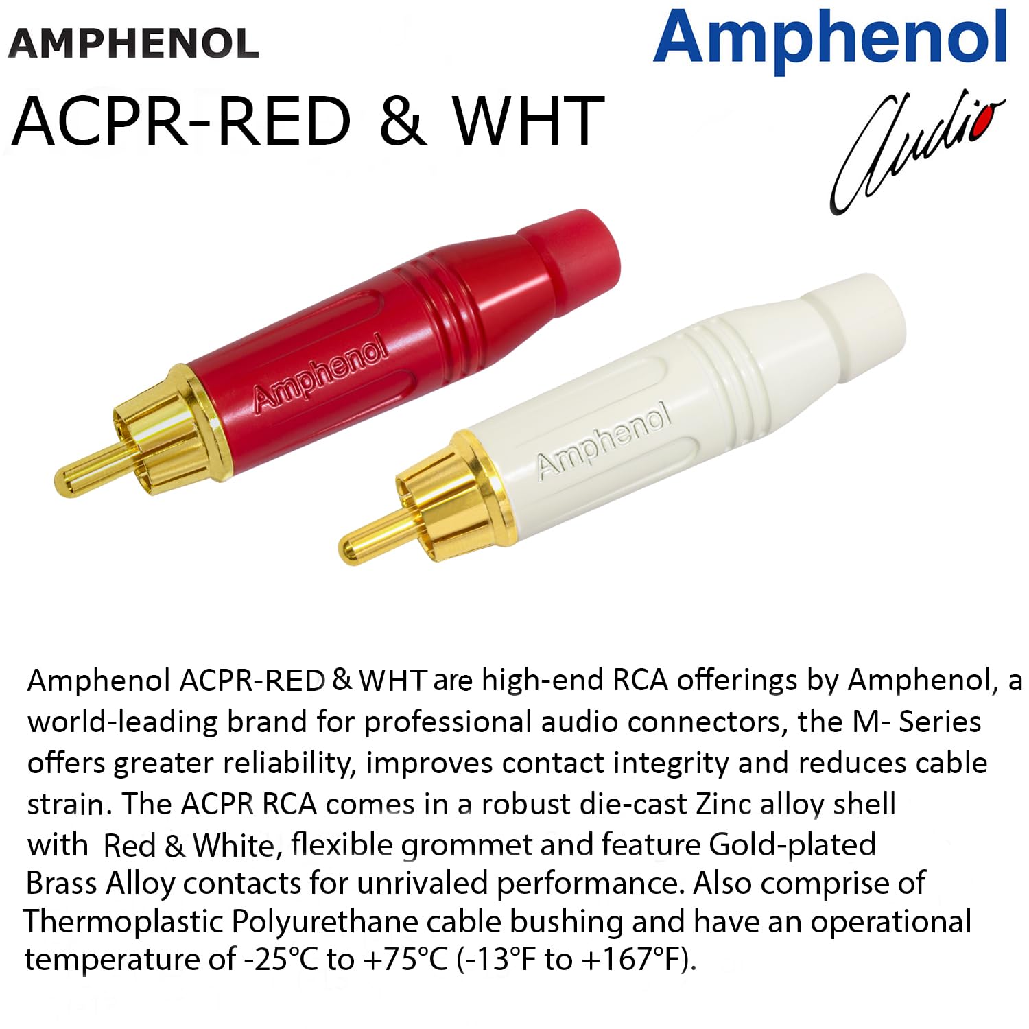 Coppia di cavi da RCA a XLR (maschio) da 1,2 m, WBC-PRO-LOCAP a bassa capacità (14 pF/ft) 22 AWG, cavo di interconnessione audio ultra silenzioso e di qualità professionale, connettori Amphenol e