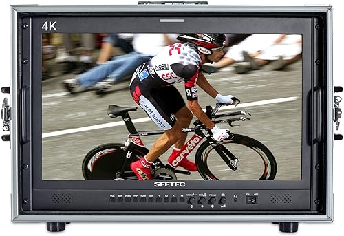 SEETEC P215-9HSD-CO 21.5 pulgadas 3G SDI 4K HDMI Broadcast Carry on Director Monitor con Full HD 1920x1080 3 Color Tally Light
