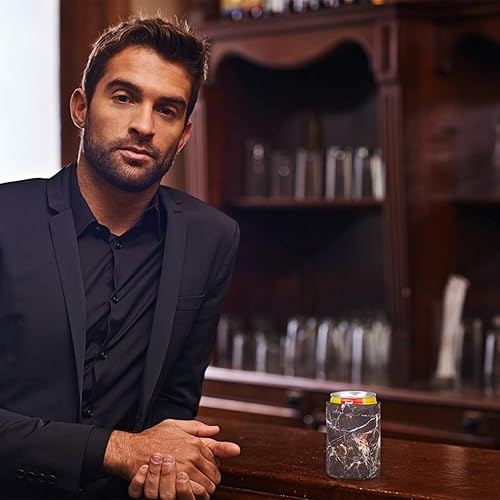 Miniatura 7 de HaiMay 10 fundas para latas de cerveza, enfriadores de latas de cerveza, fundas para latas y botellas, estilos de mármol
