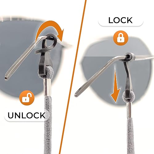 Miniatura 16 de SIGONNA Correa de soporte para lentes de ojos, correas para gafas para hombres y mujeres, soportes para anteojos alrededor del cuello, cadena