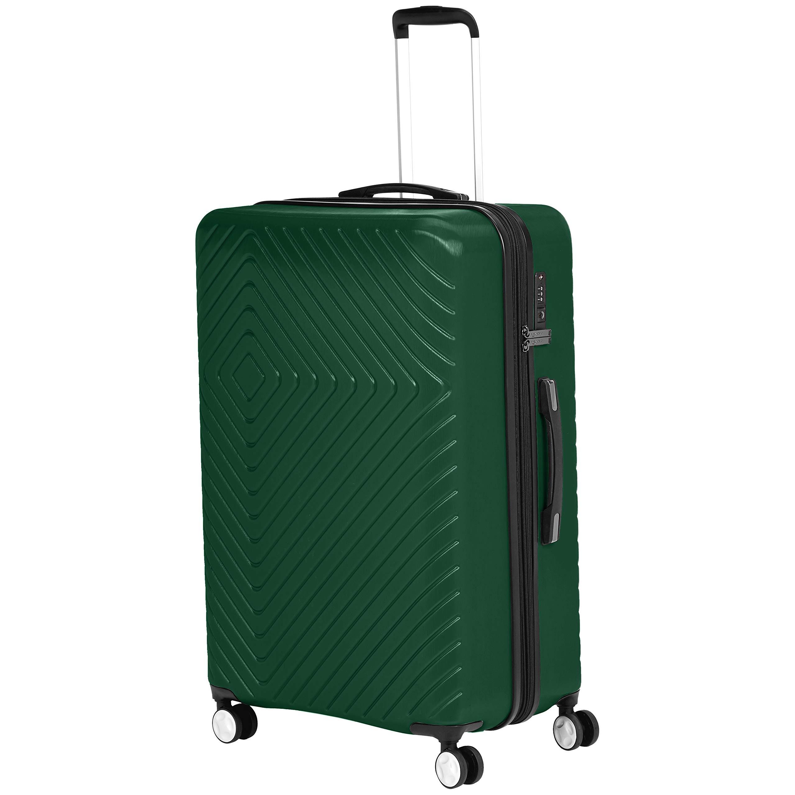 Buy Amazon Basics Geometric Travel Luggage Expandable Suitcase Spinner