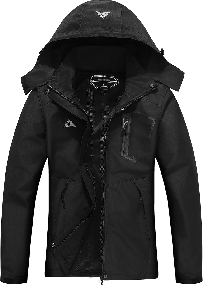 Chaqueta impermeable ligera para mujer, gabardina transpirable a prueba de viento, impermeables con capucha desmontable, chaqueta de senderismo al aire libre