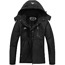 Womens Waterproof Lightweight Rain Jacket Windproof Breathable Trench Coat Detachable Hood Raincoats Outdoor Hiking Jacket