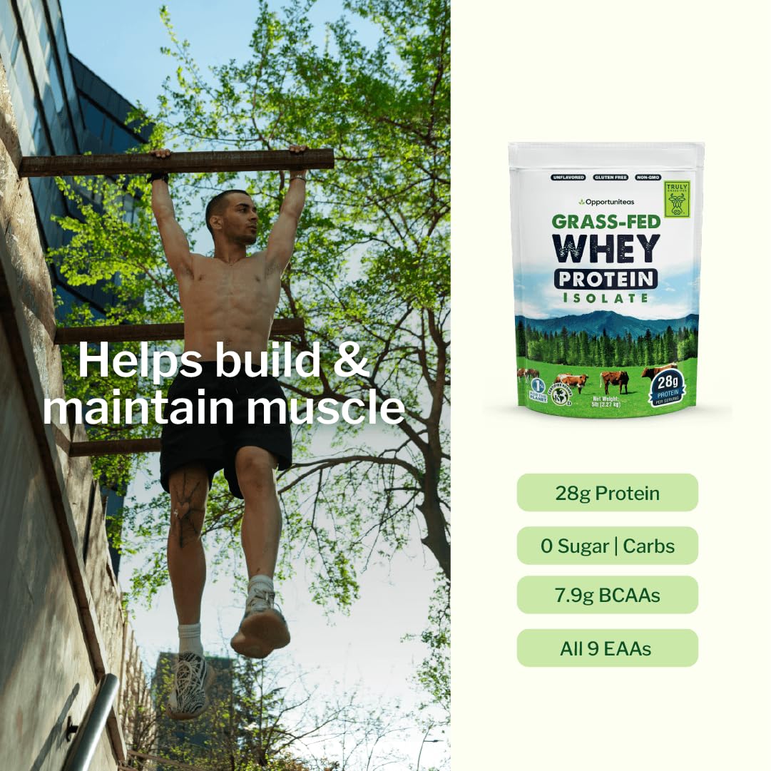 Unflavored Grass Fed Whey Isolate Protein Powder, 5 lb — Amazon image 7