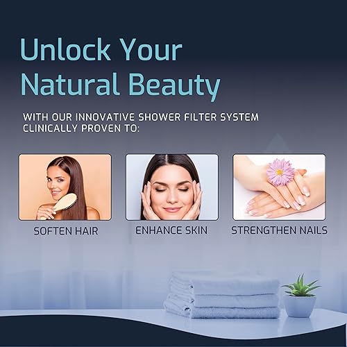 Miniatura 2 de Mist - Cartucho de repuesto de cabezal de ducha filtrado de 8 etapas, compatible con Mist MSS084, suavizador de agua de ducha revitalizante con alto