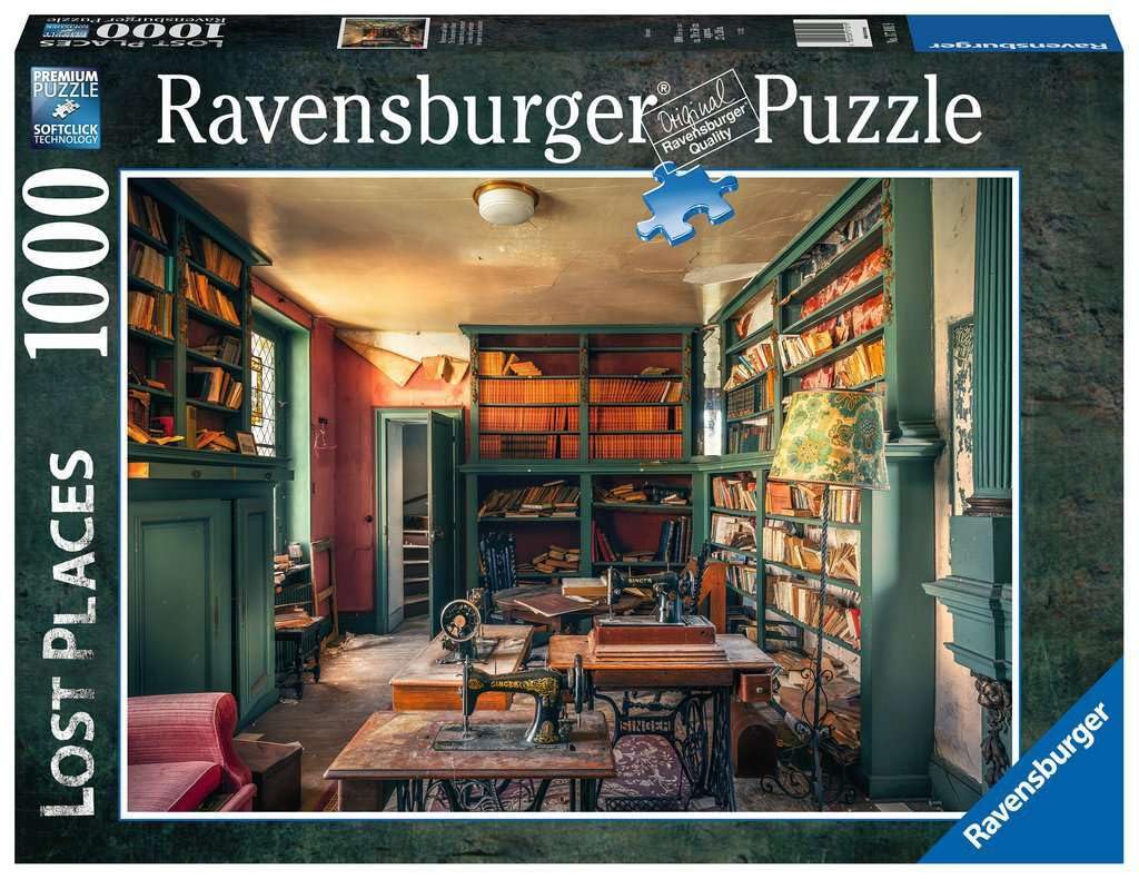 Ravensburger Puzzle 17101 Mysterious Castle Library-Lost Places 1000 Pieces