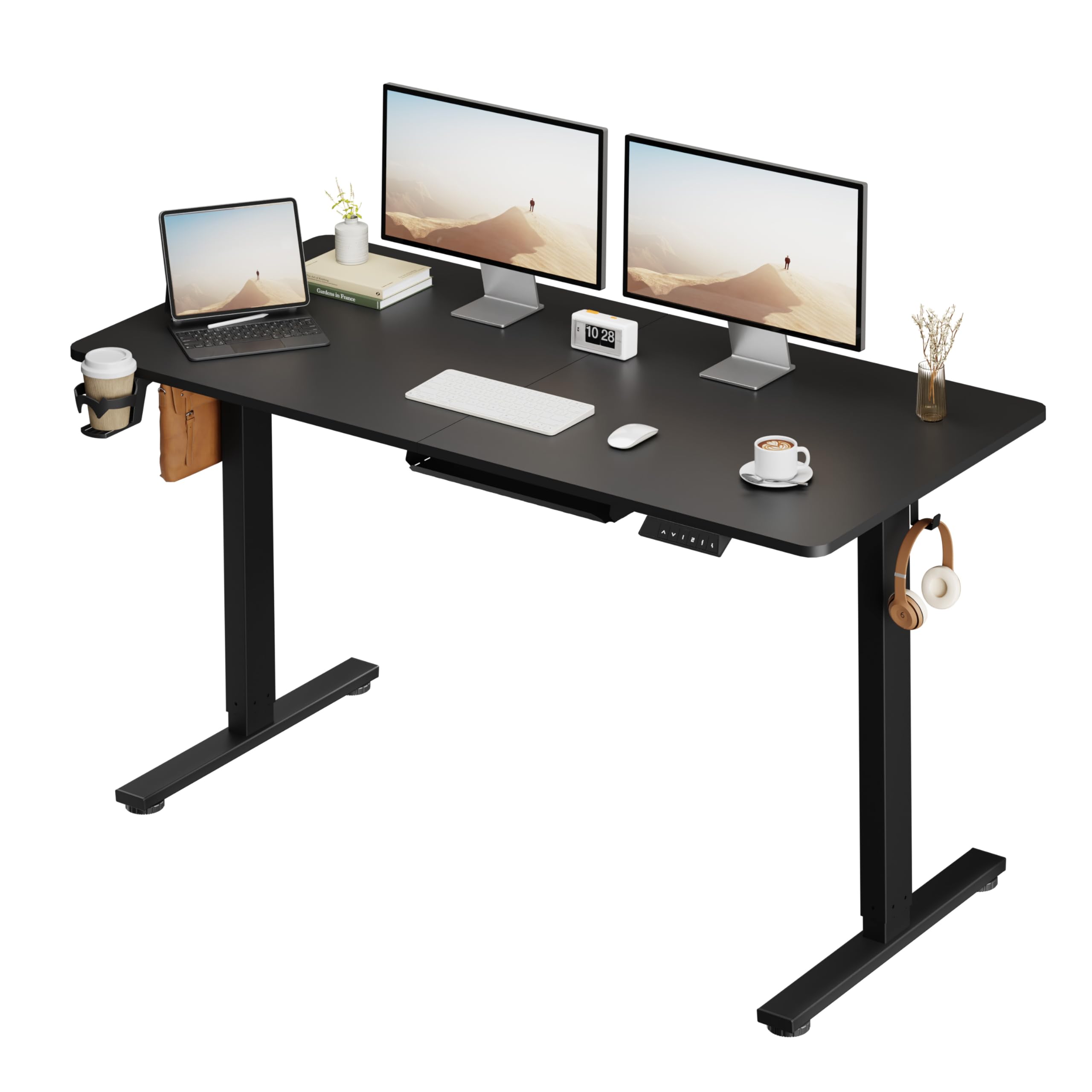 Amazon | SANODESK 電動昇降式デスク E150 パソコンラック PCデスク