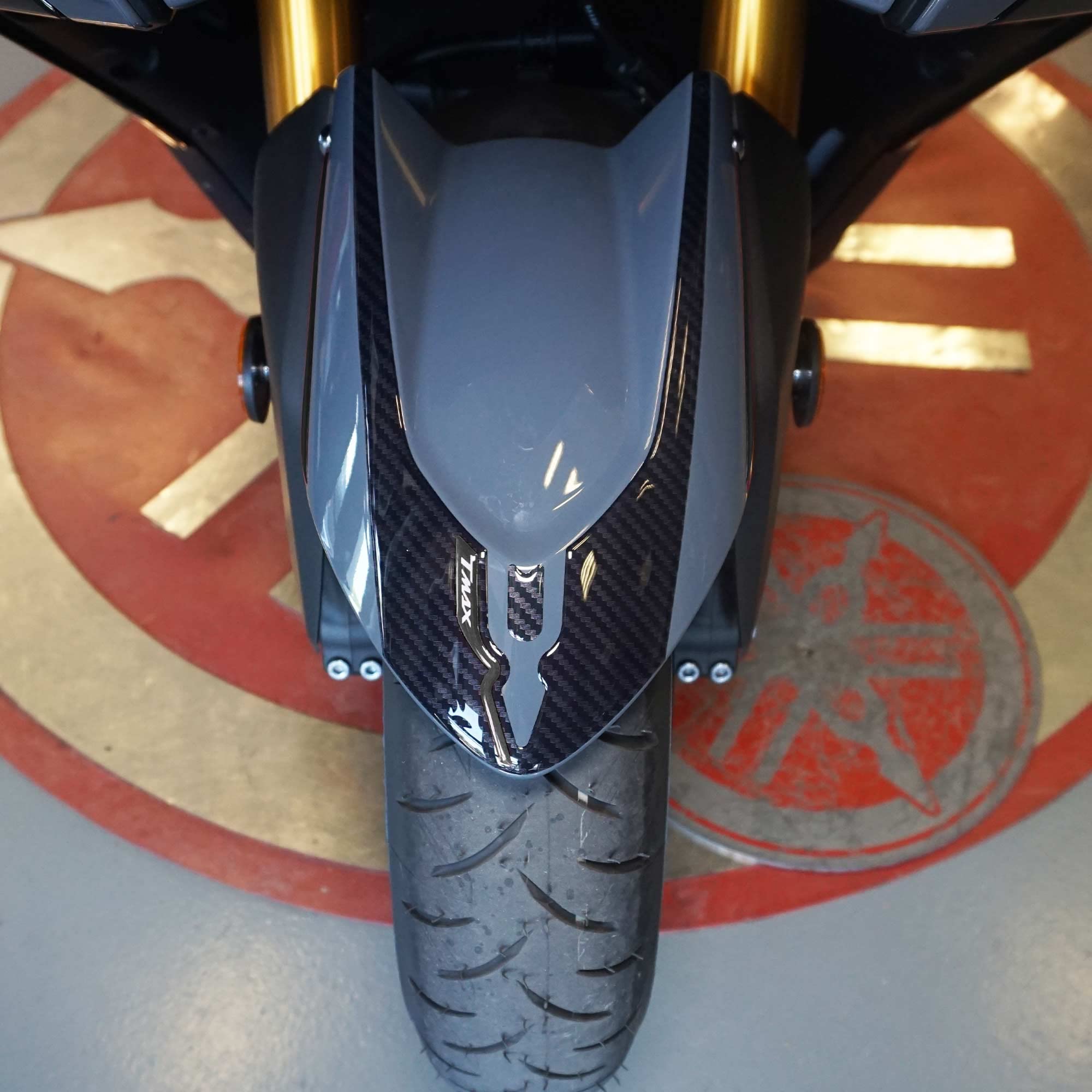3D Schutzblech-Aufkleber Carbon-Optik Für Yamaha TMAX 530 Ab 2017 – Labelbike