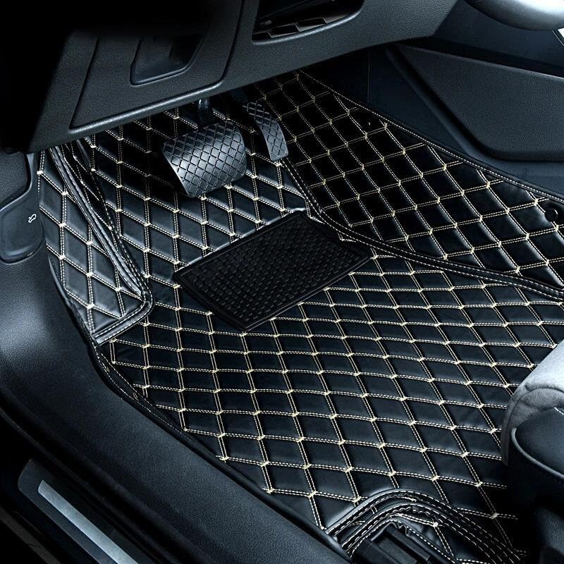 Tapis sol voiture cuir pour MG HS 2018-2020 noir