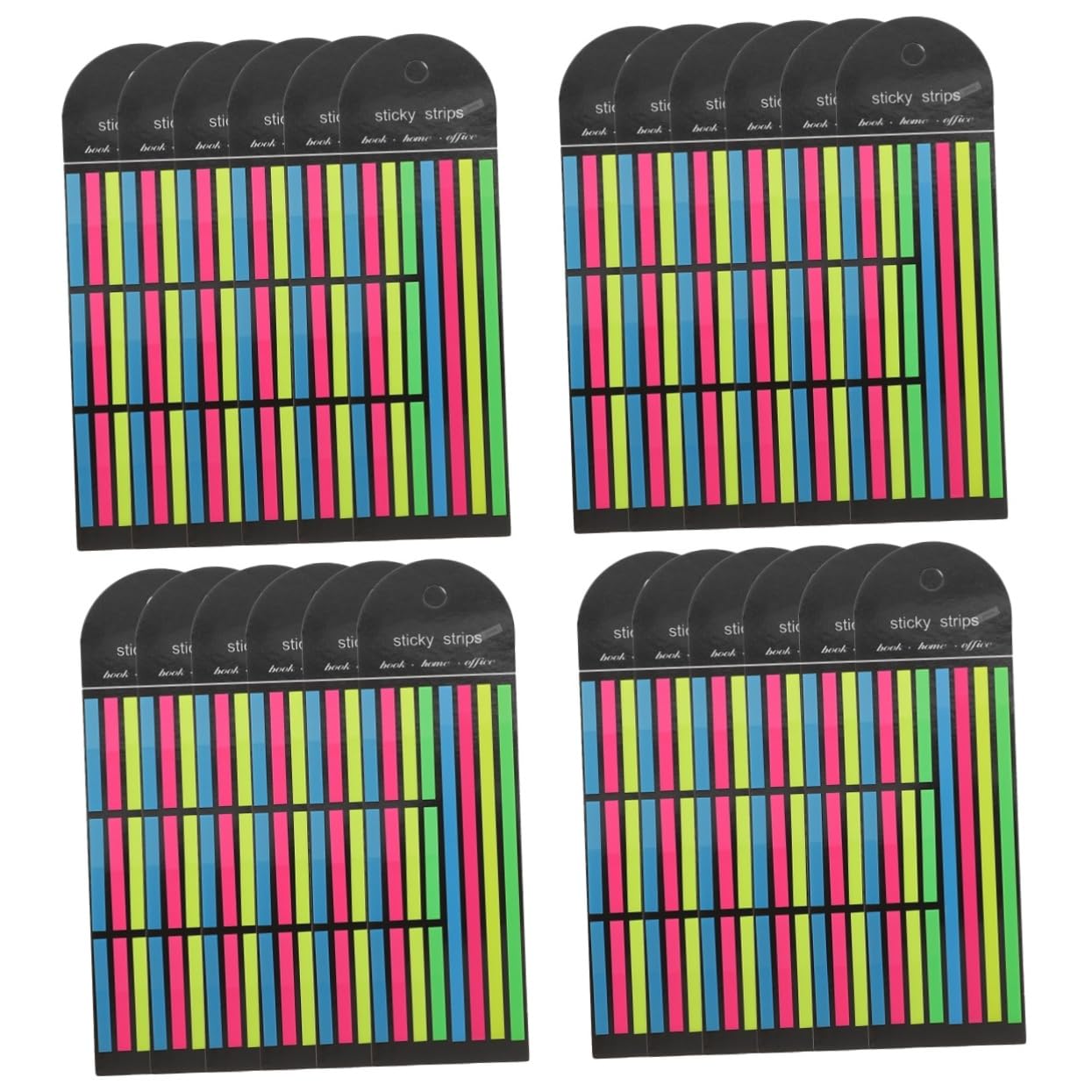 4 Ensembles Indice Fluorescent Stickers Rubans Surligneurs Onglets De Livre Surligneurs Pastels Surligneurs Marqueurs Onglets Collants Signets L'animal De Compagnie 6 Pièces * 4