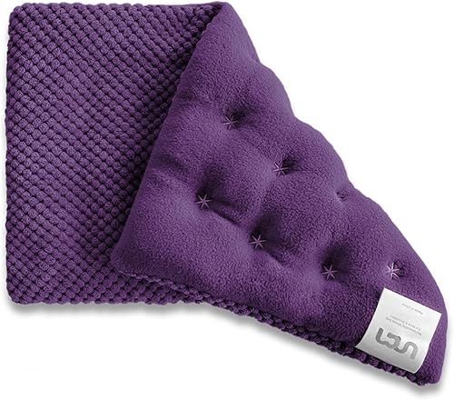 UNCN Almohadilla térmica ancha para microondas con funda lavable de 9 x 15 pulgadas, almohadilla caliente para microondas para cuello, hombros,