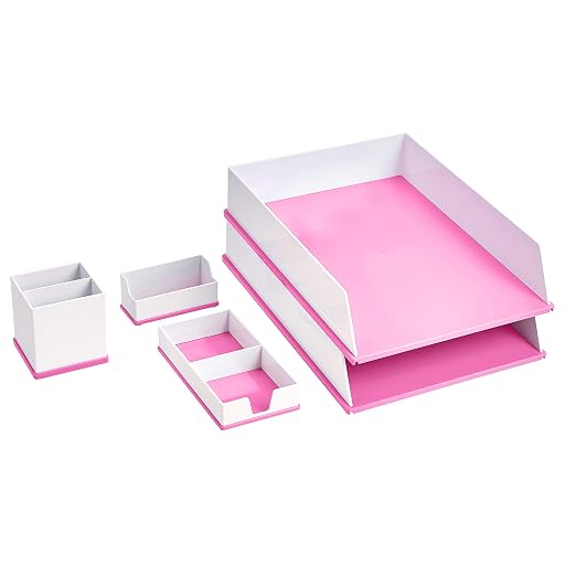 MockWares Basics Drawer Organization Set, Pink