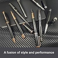 Vista 6 de Monteverde Super Mega Carbon Fiber/chrome trim Fountain Pen - F