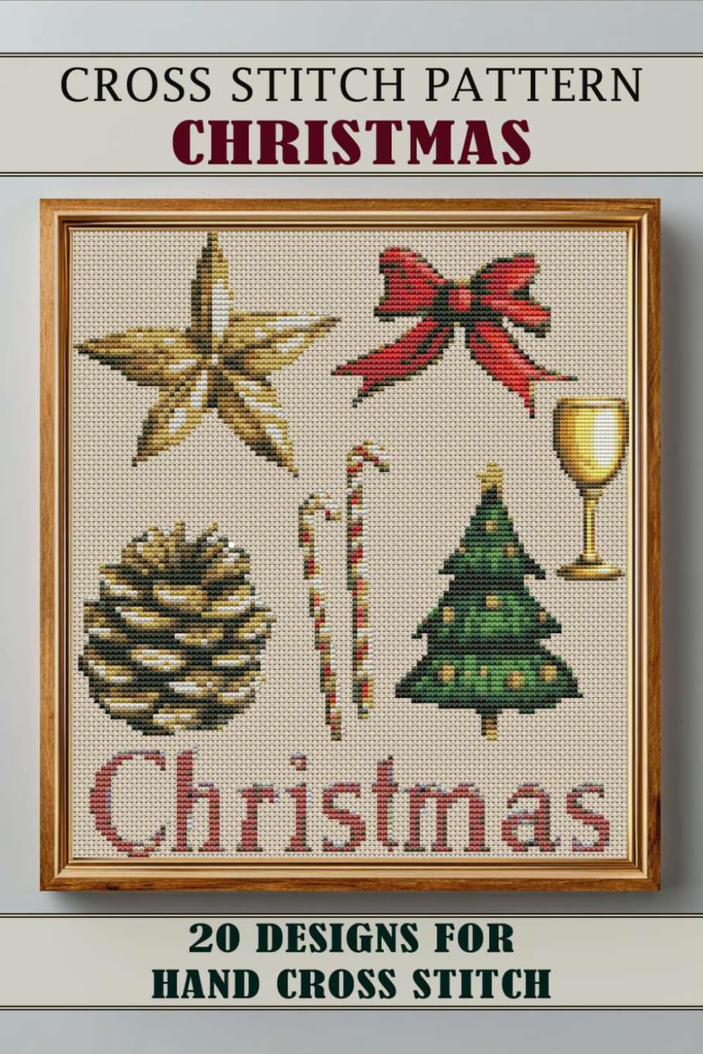 Cross stitch patterns Christmas: Easy Designs for Hand Cross Stitch