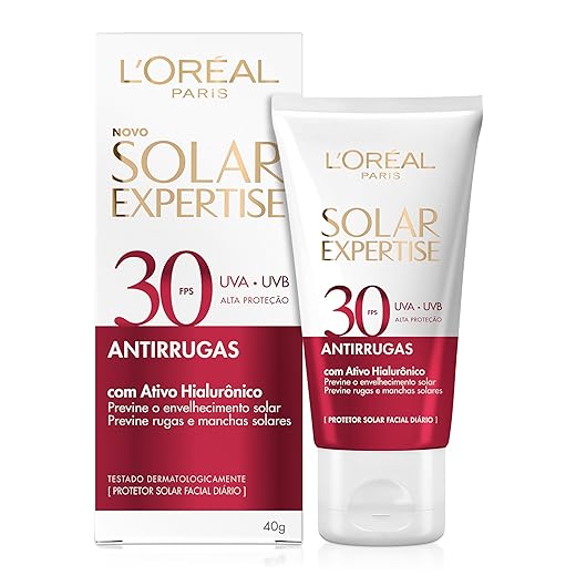 Protetor Solar Facial L'Oréal Paris Solar Expertise Antirrugas Fps 30 40G