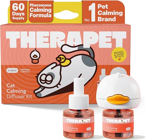TherapetMD 60-Day Cat Calming Diffuser - Cat Pheromone Diffuser for