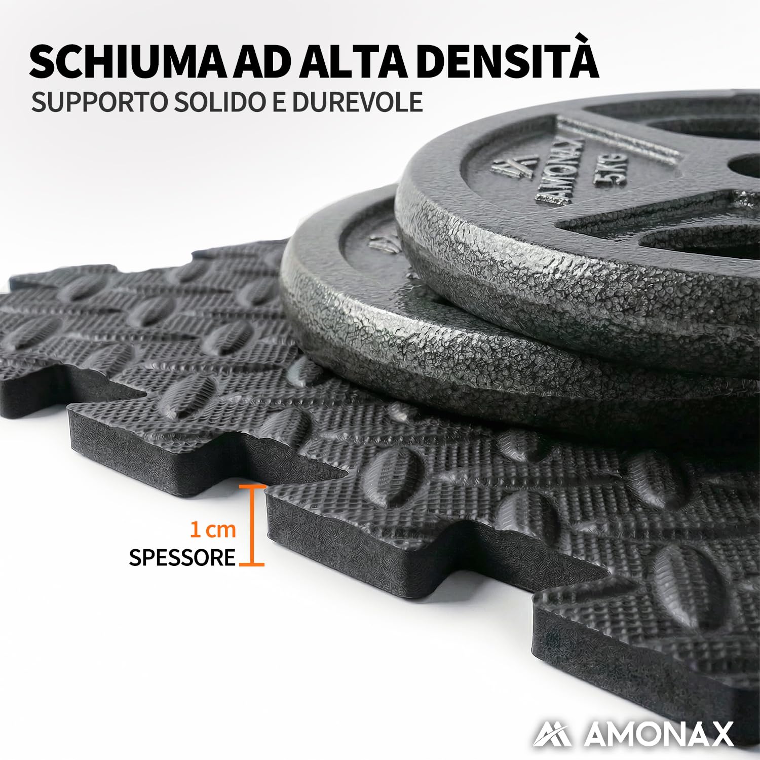 Amonax Tappeto Palestra Tappetini in Schiuma Eva, Puzzle Palestra Tappetino Palestra, Tappetini Da Gioco per Bambini, Tappeto Piscina Attrezzi Palestra Tappetini Palestra per Palestra in Casa