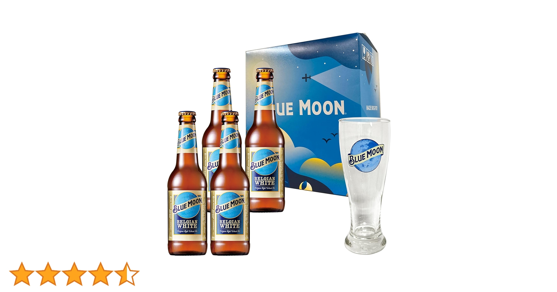24時迄タイムセール【2箱48本】ブルームーン 無濾過ホワイトエールビール BLUE MOON Can （ﾌﾞﾙｰﾑｰﾝ 缶）330ml×24本 – 白鶴オンライン