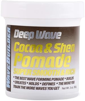 WAVEBUILDER Ultimate Bundle for 360 Waves | Cocoa & Shea Wave Butter, Pomade, Wash in Waves Wave Safe Shampoo, Brush in Waves and a Silky Durag Design: WB 360 White