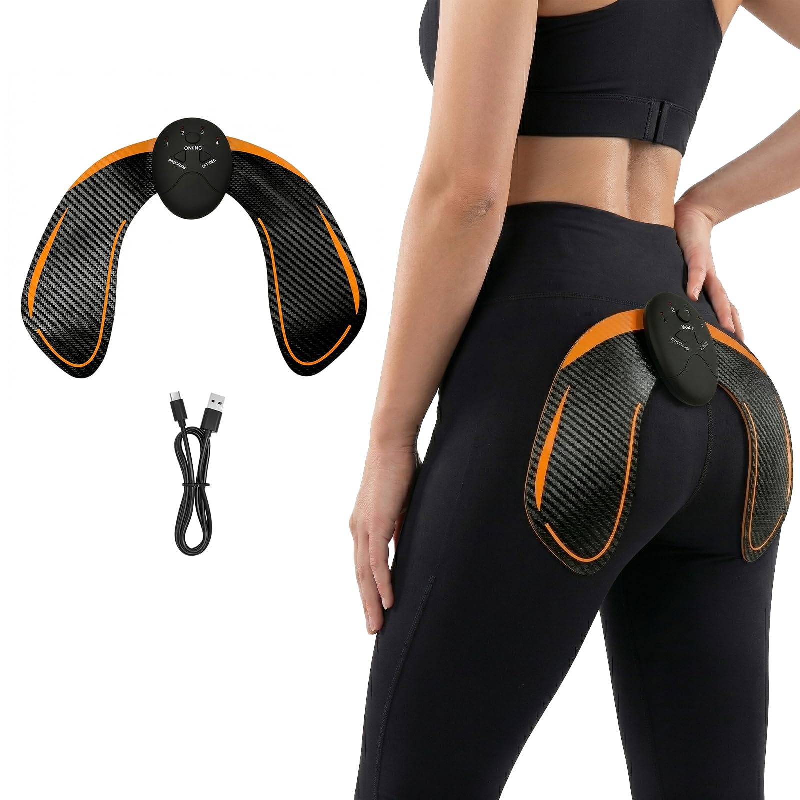 Xivicii EMS Glute Trainer,Rechargeable Electric Butt Muscle Stimulator,targeted Stimulation of the Butt Muscles,Muscle Toning