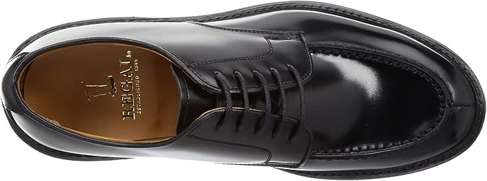 【美品】REGAL Uチップ JU15 ブラック REGAL リーガル JU15 Uチップ 外羽根 革靴 ビジネス 24.5 黒色