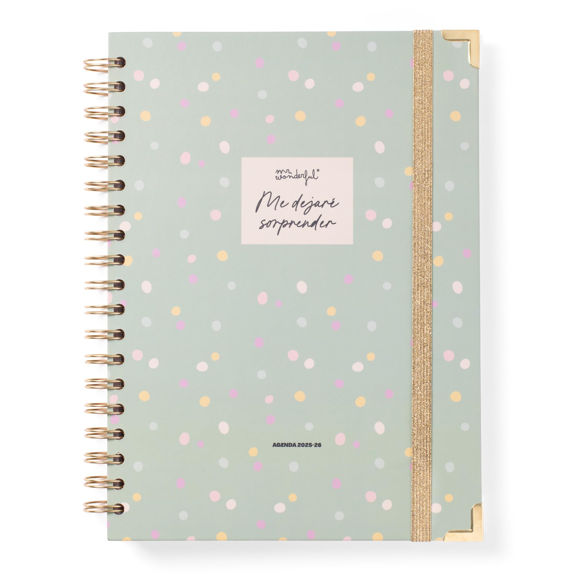 Mr.Wonderful – Office 2025-26 Weekly Extra Large Agenda with Weekly Organization – I Will Let Me Surprise