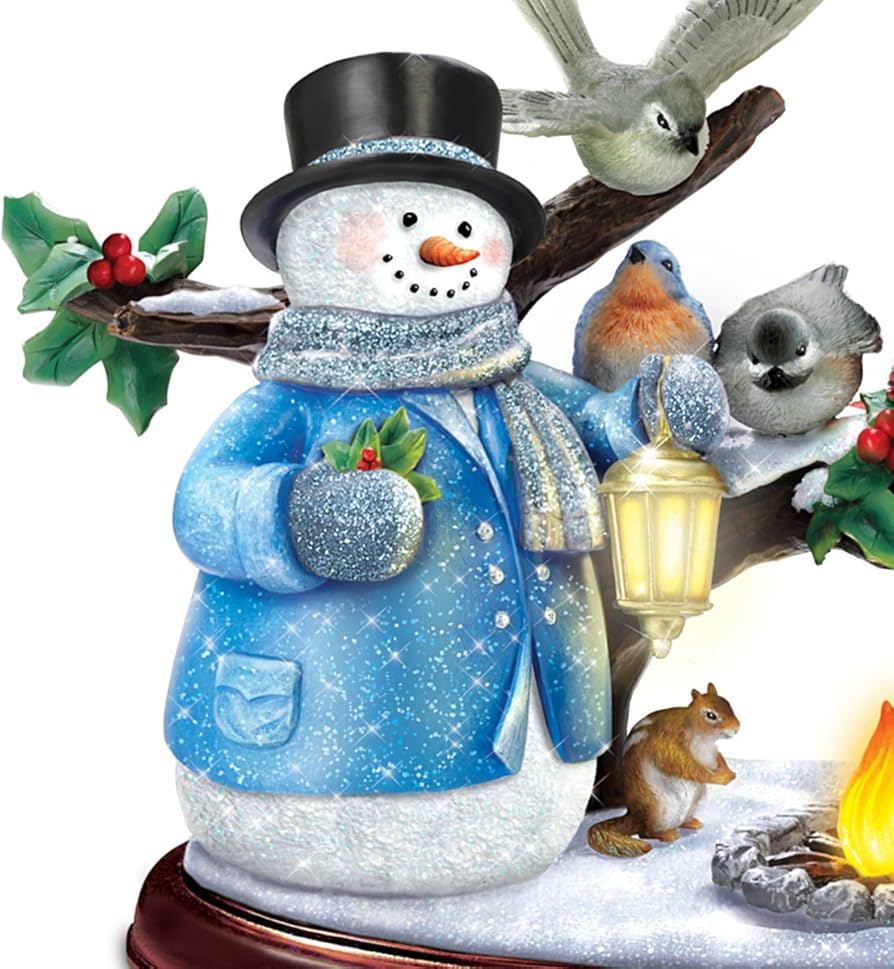 Amazon Com The Bradford Exchange Thomas Kinkade Snowman And Songbird Sculpture Lights Up With Music And Bird Song Home Kitchen Amazon Com The Bradford Exchange Thomas Kinkade Snowman And Songbird Sculpture Lights Up With Music And Bird Song Home Kitchen