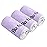 BOBOR 3-Pack 14 x 29 Inch Gym Towels for Women Sweat, Workout Sweat Towel for Men Gym, Super Absorbent, Fast Drying Fitness Exercise Towels for Sweat, Soft Microfiber (Purple 3 Pack, 14 x 29)