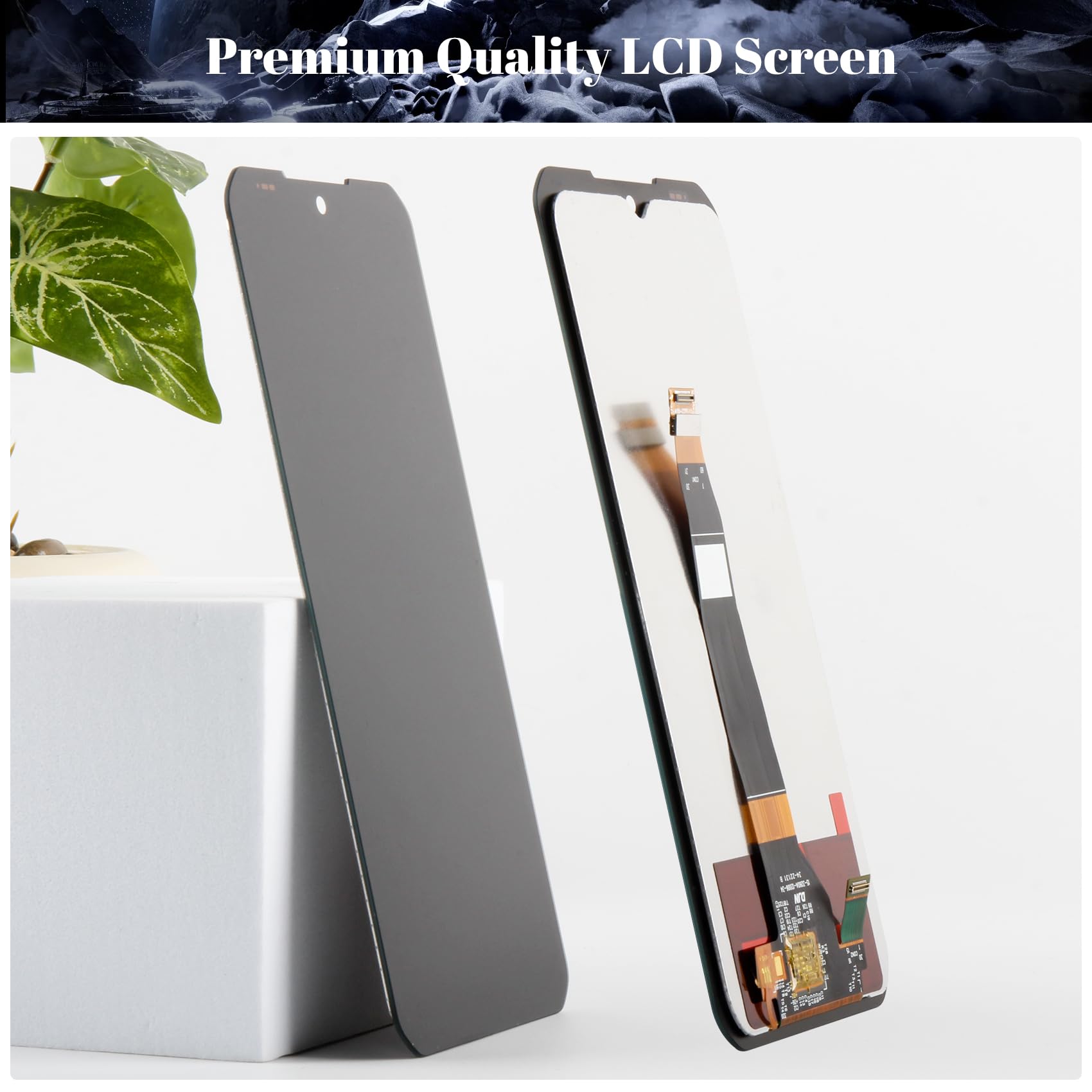 Schermo di ricambio per Doogee S110 per display LCD Doogee S110 per Doogee V30/S100/S100 Pro Digitizer Touch Screen Assembly Kit di riparazione (nero, senza cornice)