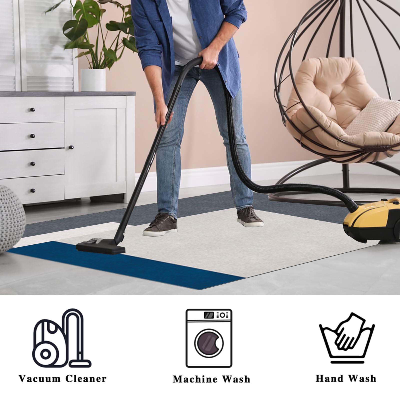 Alfombrilla para Silla de Oficina, Alfombra Gaming Suelo, Alfombra para Silla de Gaming, Alfombra de Suelo para Suelos Duros Laminado, Alfombra Gamer, Protector Suelo Silla Ruedas 80 x 160 cm