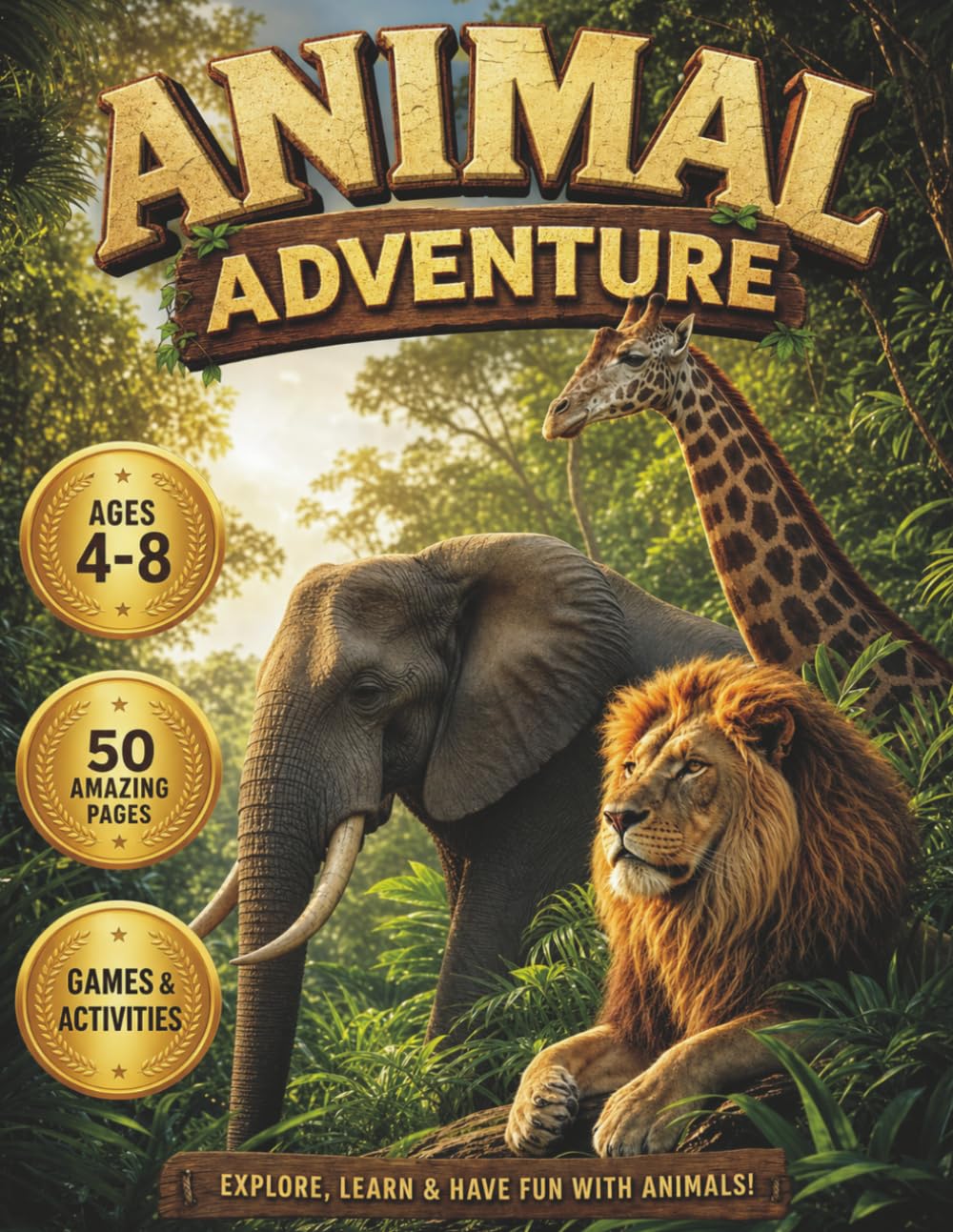 Animal Adventure: Coloring Book & Activities (Universe of Wonder)