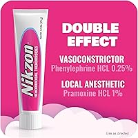 Vista 5 de Nikzon Crema Hemorroidal, Vasoconstrictor y Crema Anestésica para Alivio del Dolor, Comezón e Inflamación, 0.9 oz.