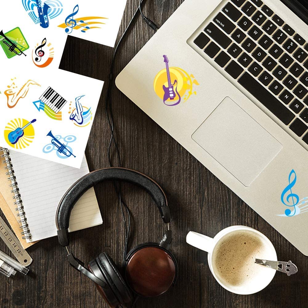 SKYIOL Lot De 40 Feuilles De Papier Autocollant A4, Semi-transparent, 85 %, Brillant, Imperméable, Pour Imprimante à Jet D'encre Et Laser, Bleu-blanc, Papier Autocollant En Vinyle Imprimable