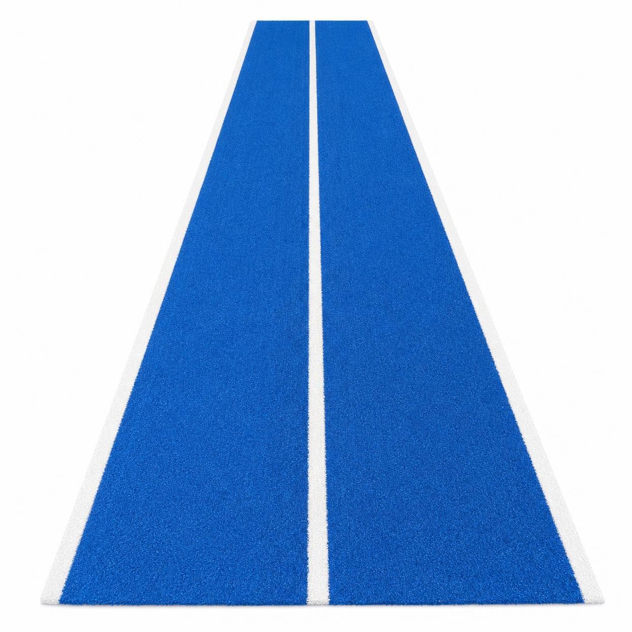 Indoor Trainingsfläche mit Kunstrasenstruktur Gedruckten Messlinien Und Strapazierfähigem Rückenmaterial für Sportbereich für Fitnessstudio Übungsraum Schulsport Kindertraining 120cm